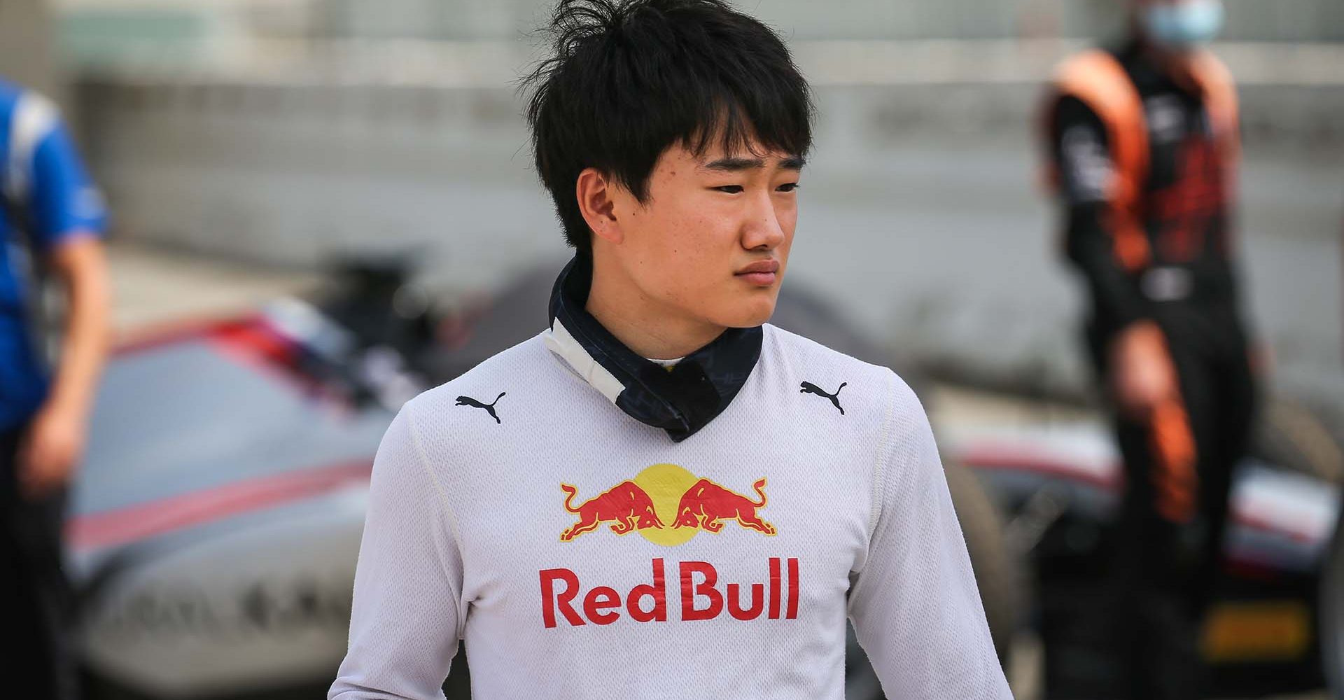 Yuki Tsunoda #7 Carlin Buzz Racing  is seen during round six of the FIA Formula 2 Championship at Circuit de Barcelona in Catalunya, Spain on August 13, 2020. // Dutch Photo Agency/Red Bull Content Pool // SI202008140805 // Usage for editorial use only //