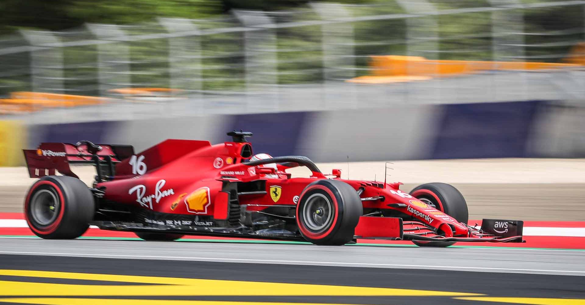 SPIELBERG,AUSTRIA,25.JUN.21 - MOTORSPORTS, FORMULA 1 - Grand Prix of Styria, Red Bull Ring, free practice. Image shows Charles Leclerc (MON/ Ferrari). Photo: GEPA pictures/ Manfred Binder // SI202106250791 // Usage for editorial use only //