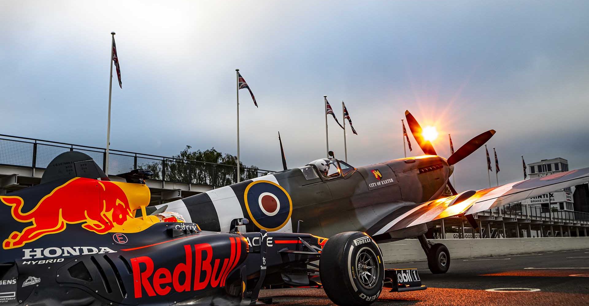 RB7 during filming for RBR vs Best of British at Goodwood Motor circuit, Chichester. // SI202107120094 // Usage for editorial use only //