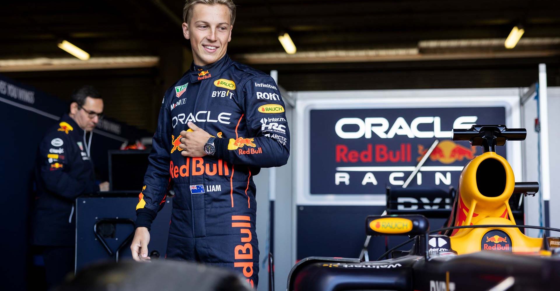 Liam Lawson seen at the Bathurst 12 Hour in Bathurst, Australia on February 4, 2023 // Ken Leanfore / Red Bull Content Pool // SI202302040044 // Usage for editorial use only //