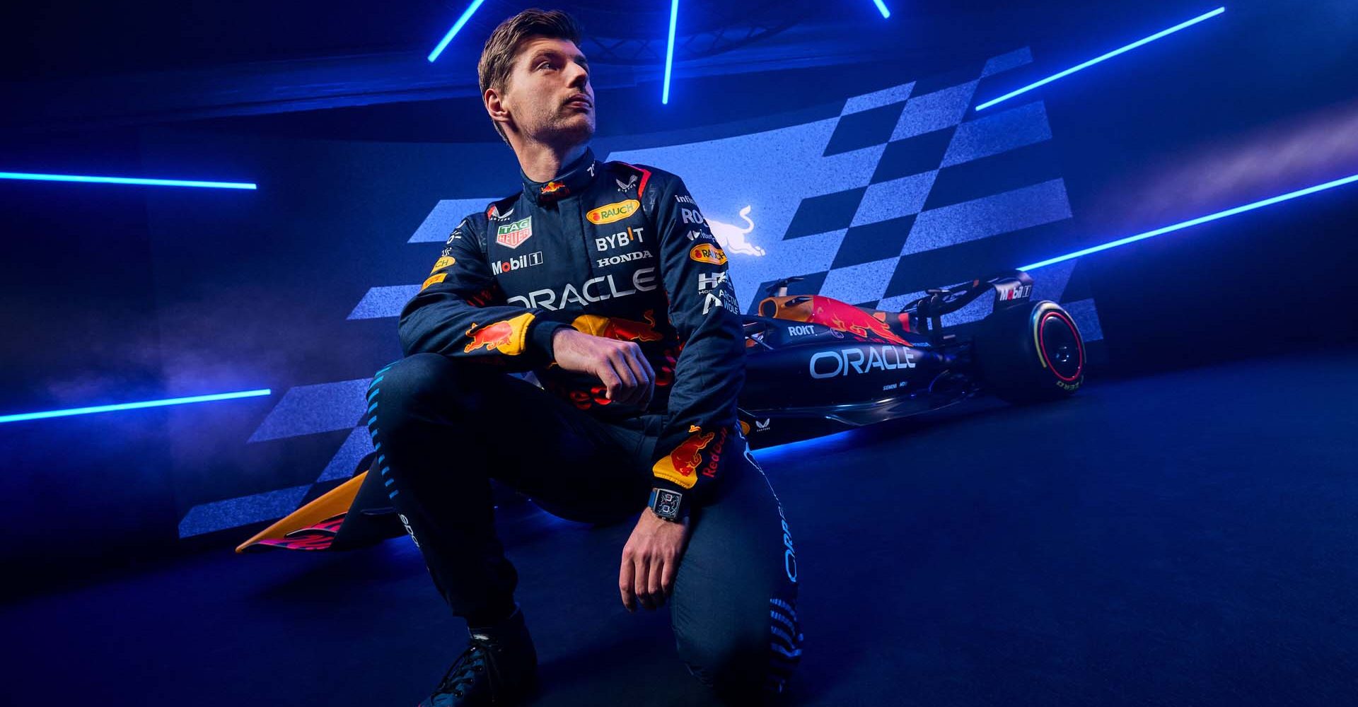 Max Verstappen poses for a portrait during Red Bull Racing 2024 Season Launch RB20 in London, UK on January 30, 2024 // Will Cornelius / Content Pool // SI202402140471 // Usage for editorial use only //