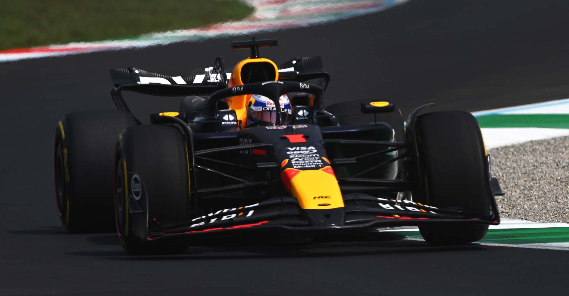 MONZA, ITALY - AUGUST 31: Max Verstappen of the Netherlands driving the (1) Oracle Red Bull Racing RB20 on track during final practice ahead of the F1 Grand Prix of Italy at Autodromo Nazionale Monza on August 31, 2024 in Monza, Italy. (Photo by Rudy Carezzevoli/Getty Images)