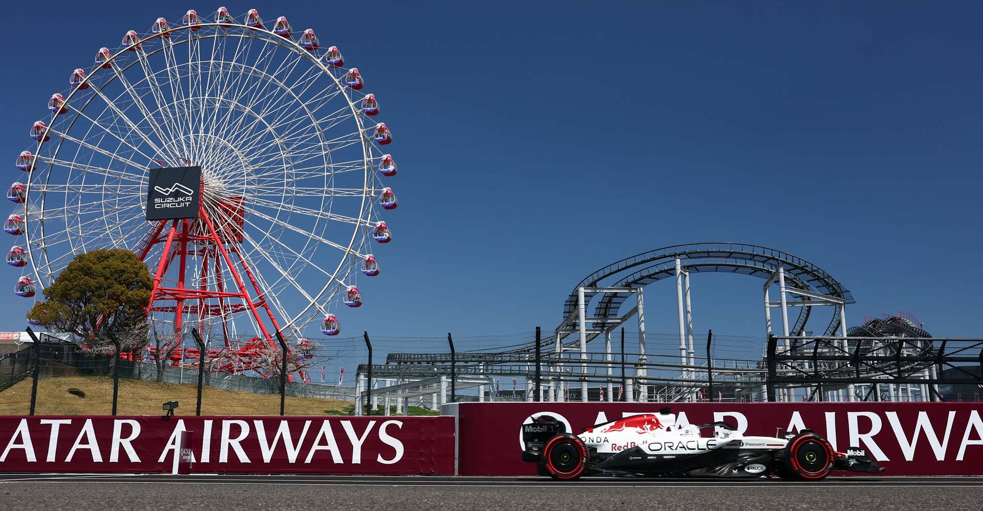 SUZUKA, JAPAN - APRIL 04: Max Verstappen of the Netherlands driving the (1) Oracle Red Bull Racing RB21 on track during practice ahead of the F1 Grand Prix of Japan at Suzuka Circuit on April 04, 2025 in Suzuka, Japan. (Photo by Mark Thompson/Getty Images) // Getty Images / Red Bull Content Pool // SI202504040100 // Usage for editorial use only //