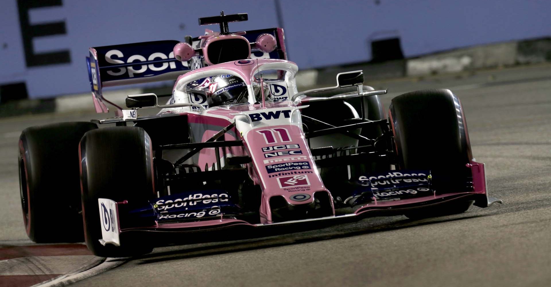 Sergio Perez, Racing Point RP19 during FP2