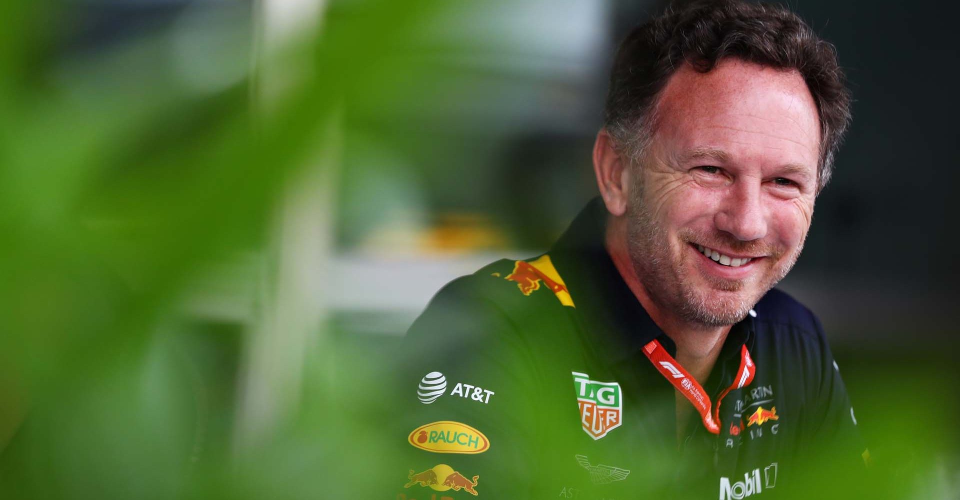 SINGAPORE, SINGAPORE - SEPTEMBER 21: Red Bull Racing Team Principal Christian Horner talks in the Paddock before final practice for the F1 Grand Prix of Singapore at Marina Bay Street Circuit on September 21, 2019 in Singapore. (Photo by Mark Thompson/Getty Images) // Getty Images / Red Bull Content Pool  // AP-21MX8QZN91W11 // Usage for editorial use only //