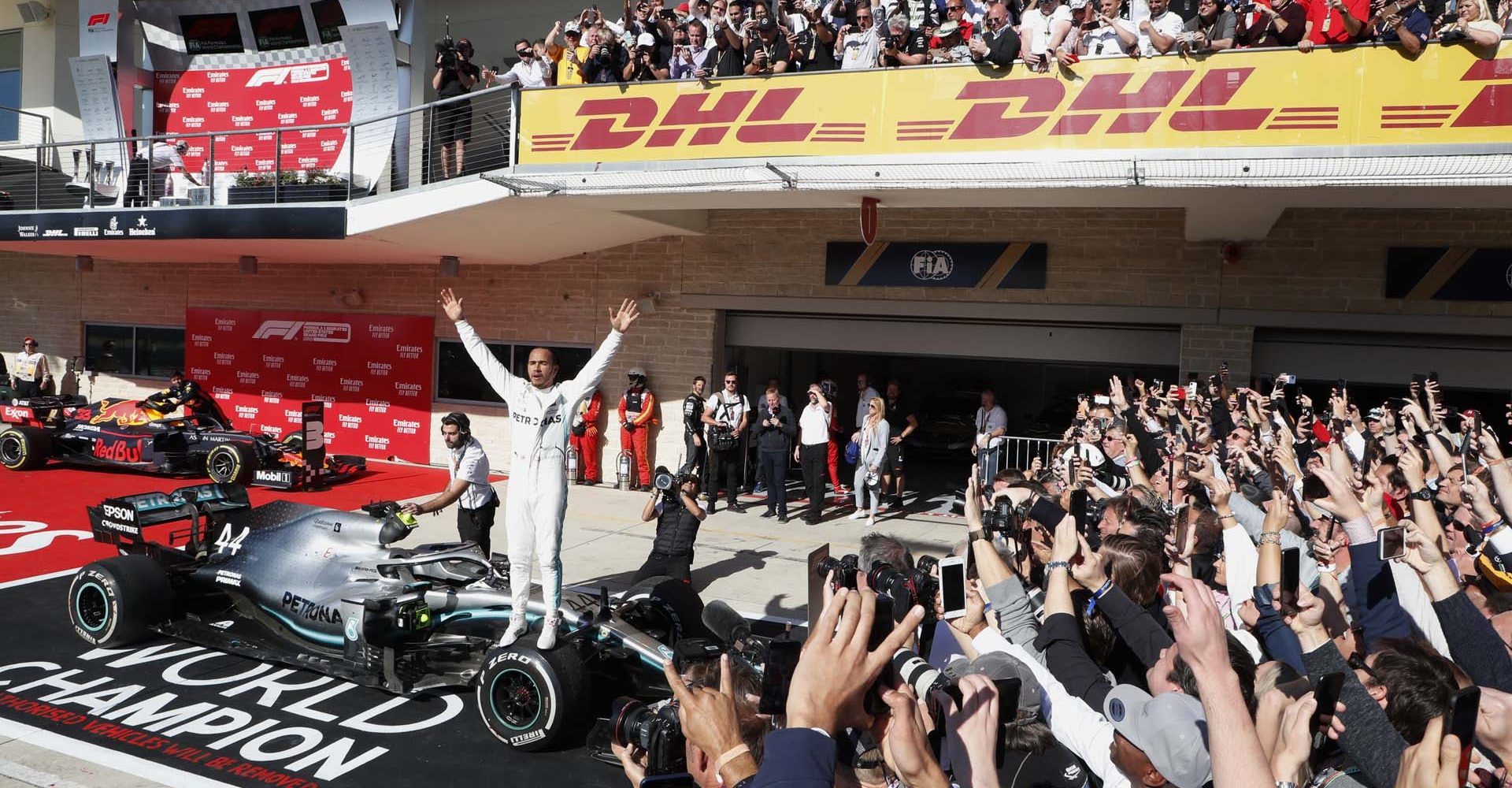 2019 United States Grand Prix, Sunday - Wolfgang Wilhelm Lewis Hamilton Mercedes