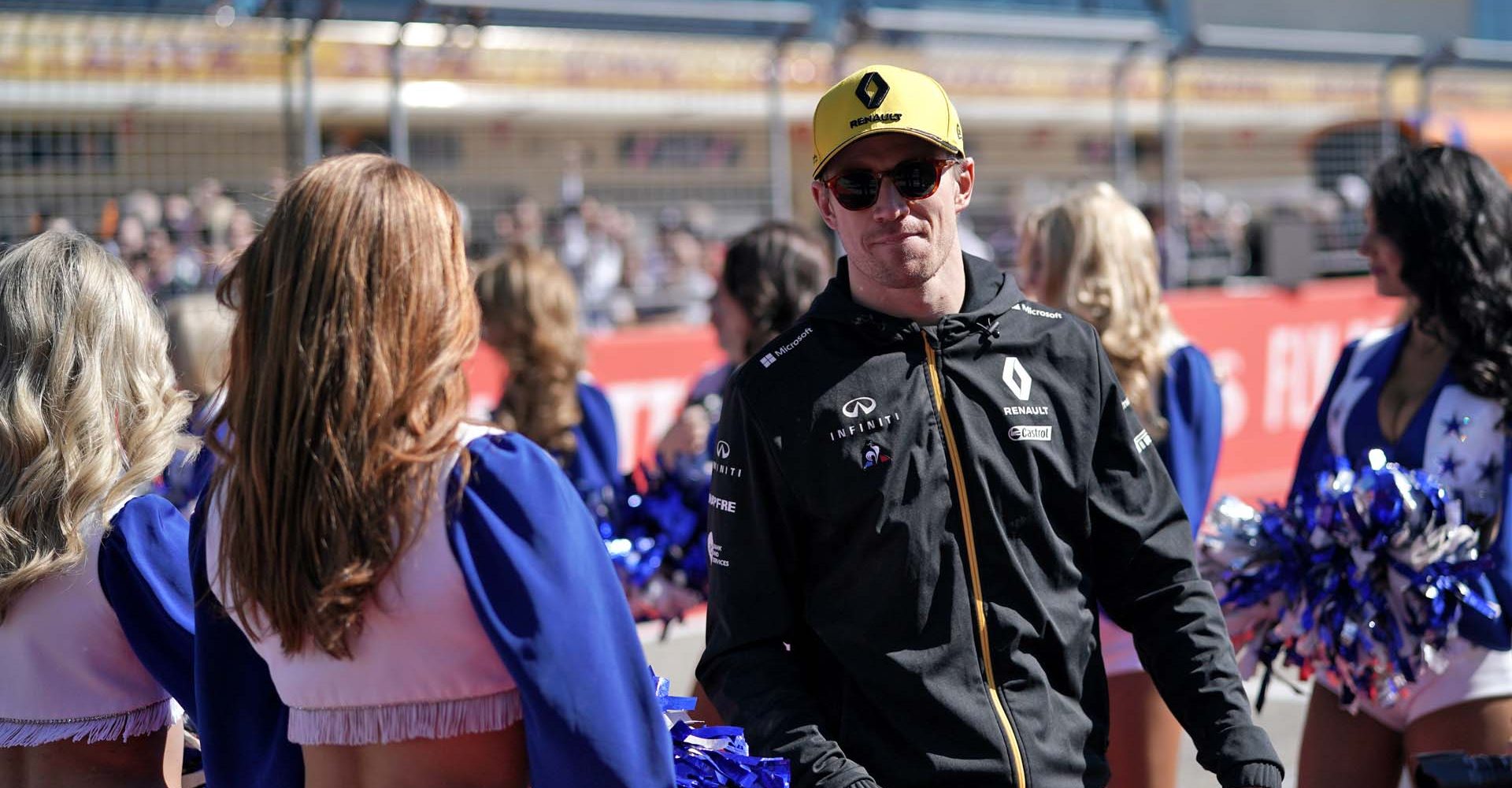 Nico Hülkenberg (GER) Renault F1 Team on the drivers parade.                               
United States Grand Prix, Sunday 3rd November 2019. Circuit of the Americas, Austin, Texas, USA.