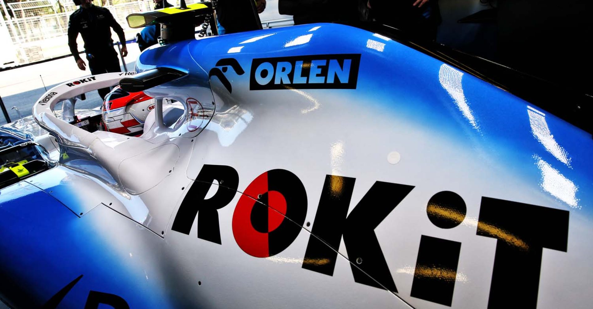 Robert Kubica (POL) Williams Racing FW42.
Azerbaijan Grand Prix, Friday 26th April 2019. Baku City Circuit, Azerbaijan. ROKiT logo