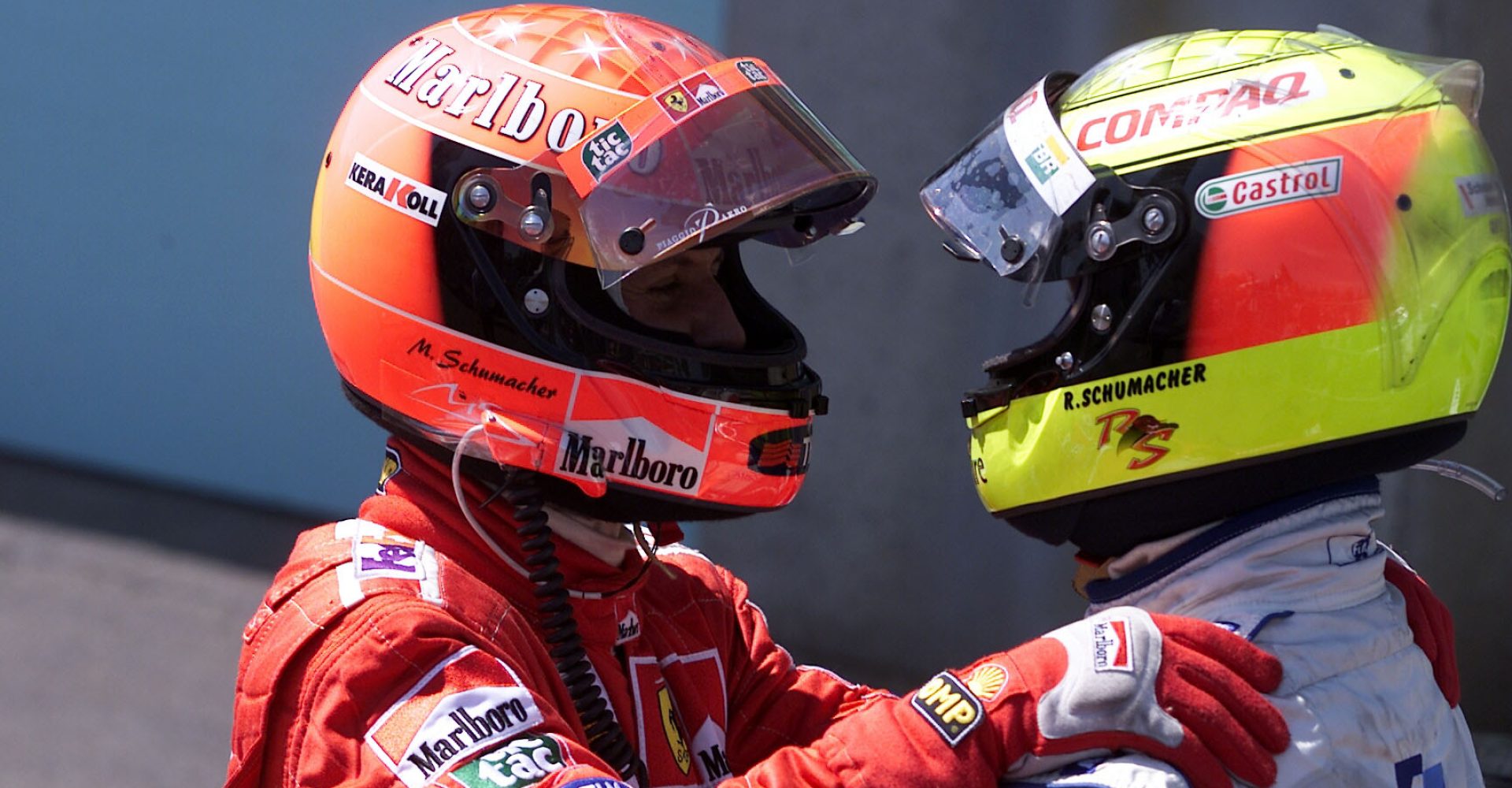 Ralf Schumacher and Michael Schumacher