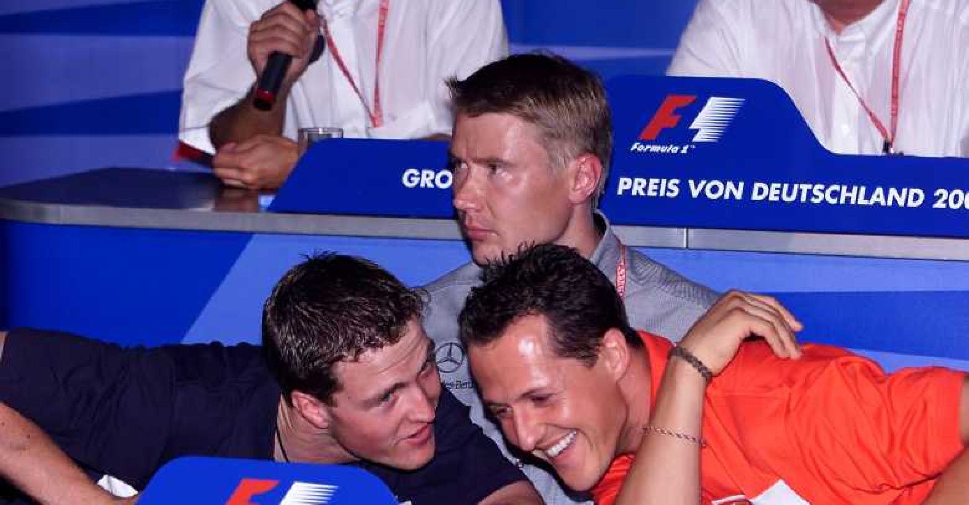 Ralf Schumacher and Michael Schumacher, Mika Häkkinen