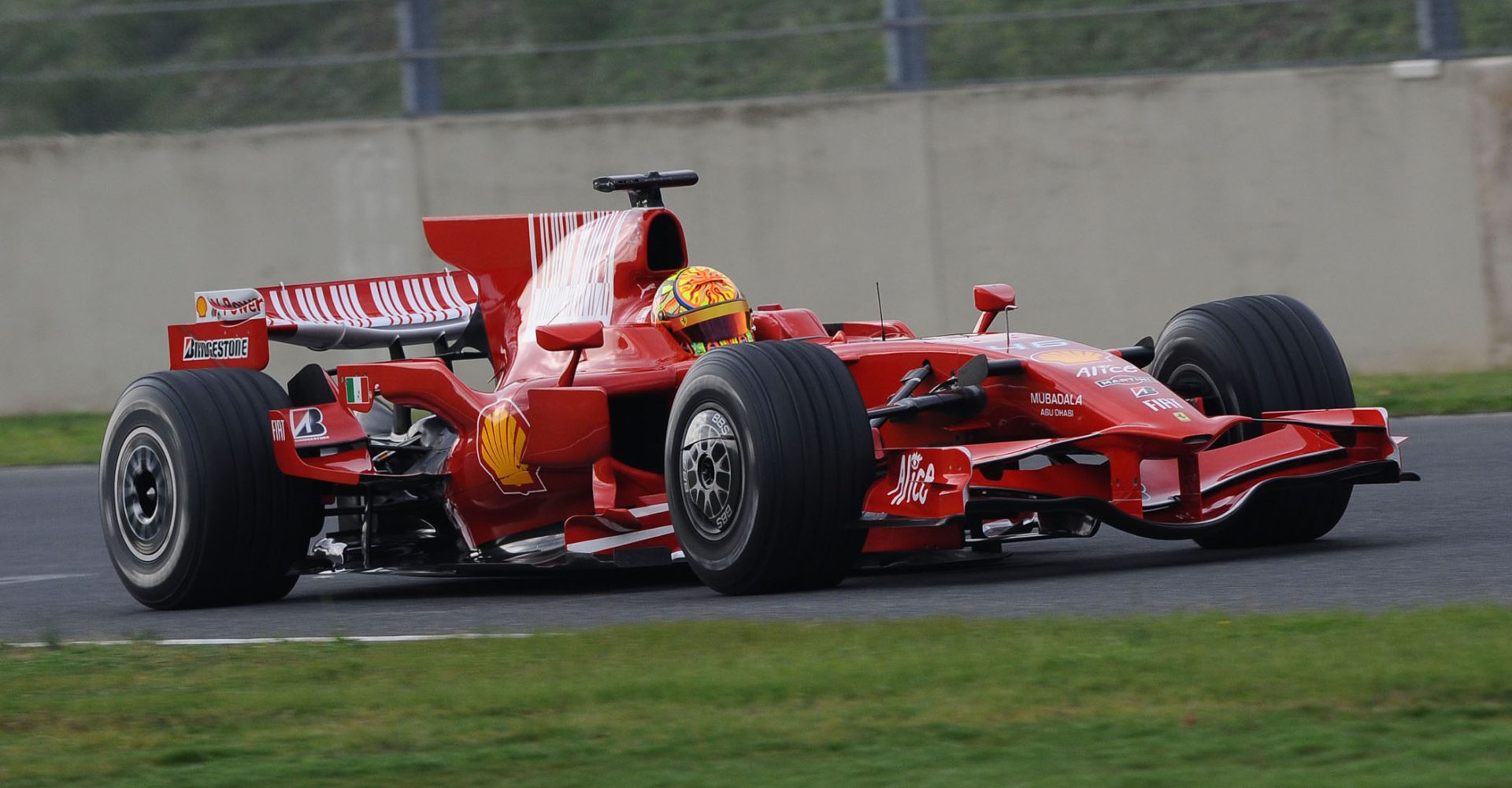 Valentino Rossi, Mugello, Ferrari test, 2008