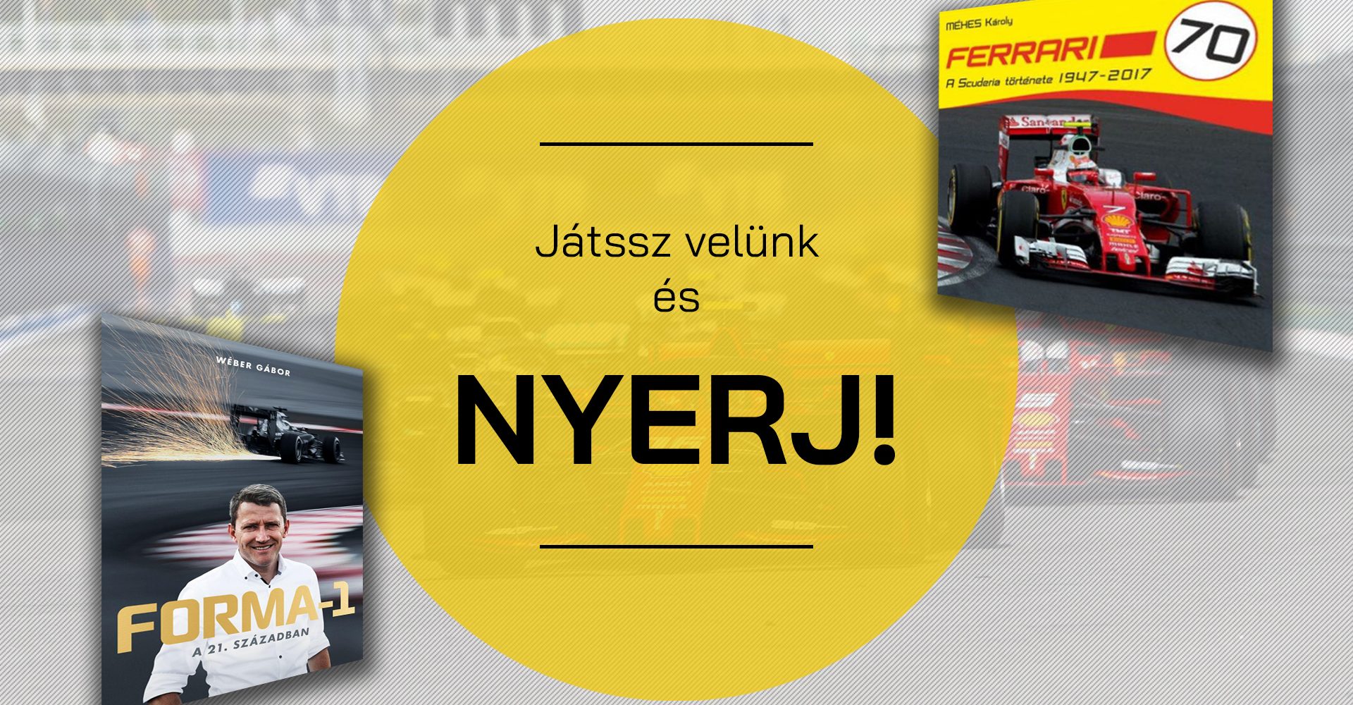 f1 könyv nyereményjáték