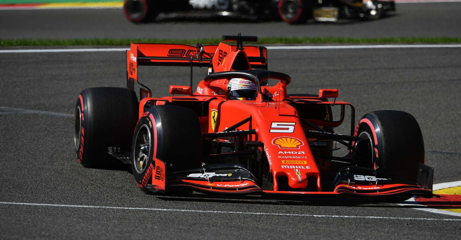 SPA-FRANCORCHAMPS, BELGIUM - AUGUST 30: Sebastian Vettel, Ferrari SF90 during the Belgian GP at Spa-Francorchamps on August 30, 2019 in Spa-Francorchamps, Belgium. (Photo by Mark Sutton / LAT Images)