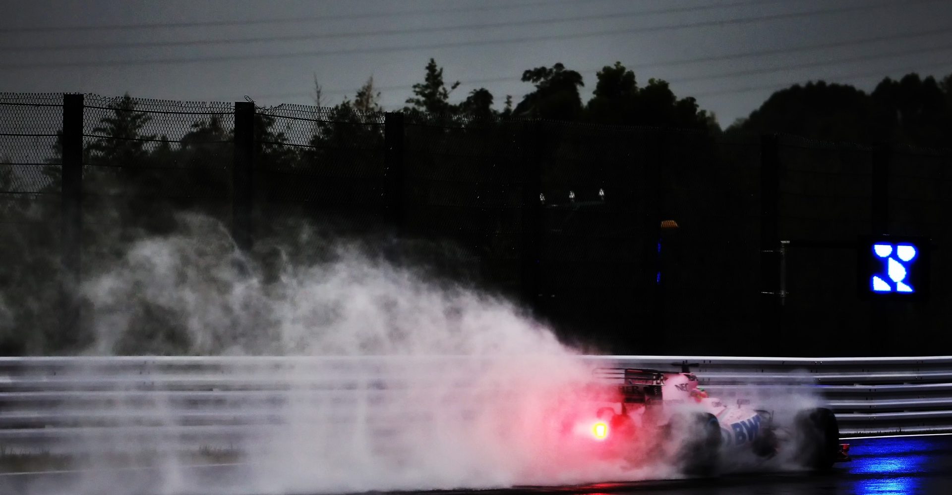 Sergio Perez (MEX) Sahara Force India F1 VJM10.
Japanese Grand Prix, Friday 6th October 2017. Suzuka, Japan., JapaneseGP2017, rain, wet tyre,