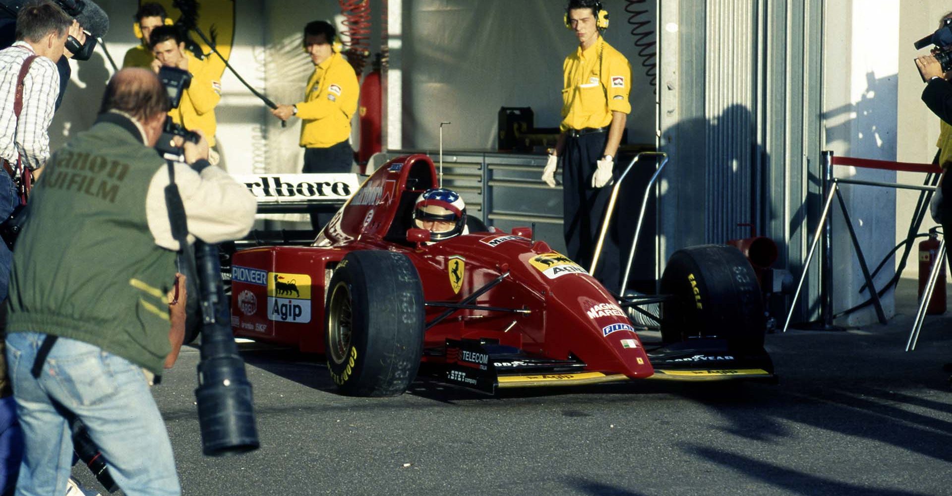 Michael Schumacher Ferrari 412 T2